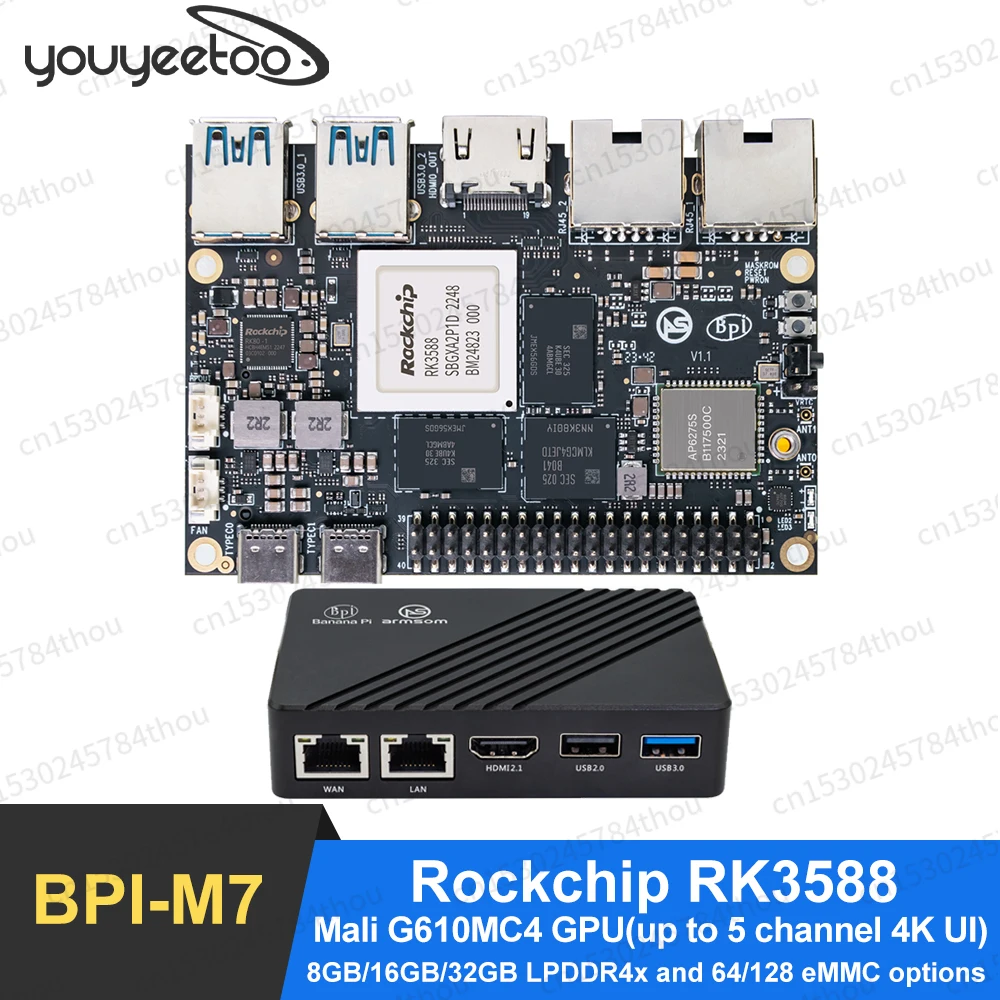 Banana Pi Bpi M7 Rk3588 - Banana Pi BPI-M7, płyta rozwojowa ITX
